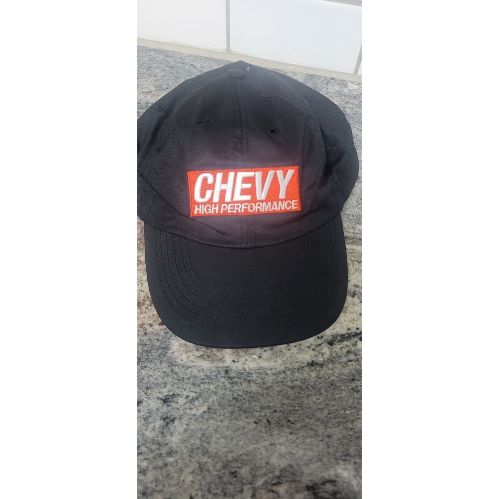 Trucker Hat Black Hat Chevy High Performance Adjustable Gift VTG